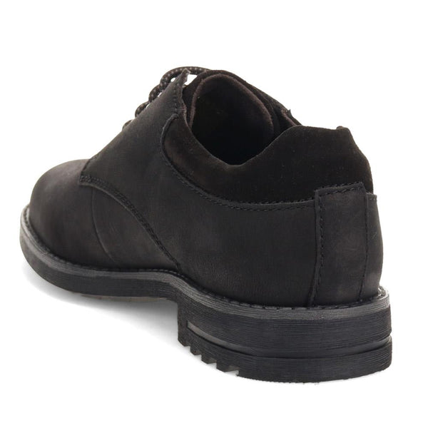 Pavers Casual Leather Lace-Up Shoes - Black