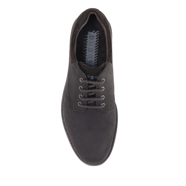 Pavers Casual Leather Lace-Up Shoes - Black
