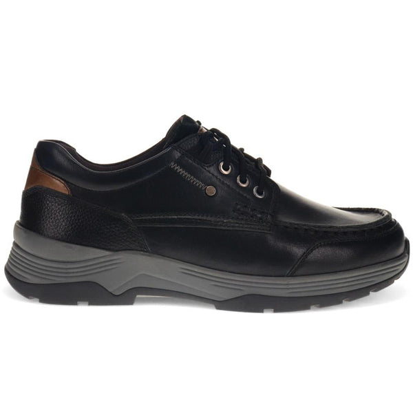 pavers Casual Leather Lace-Up Shoes - Black