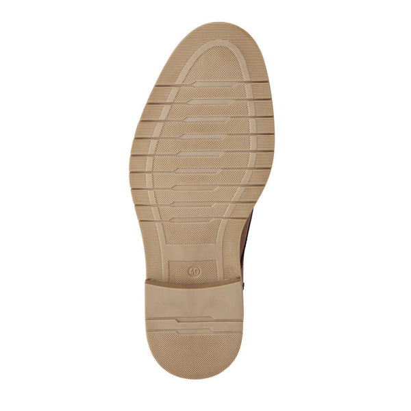 Pavers Casual Leather Lace-Up Shoes - Cognac