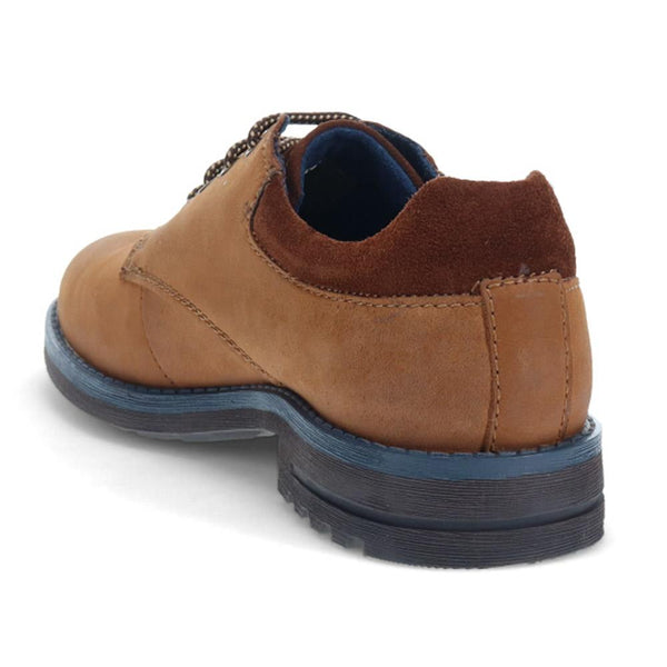 Pavers Casual Leather Lace-Up Shoes - Dark Brown