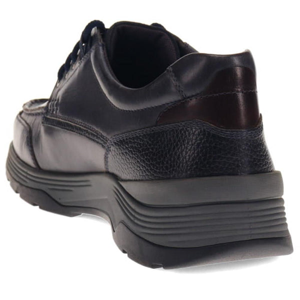 Pavers Casual Leather Lace-Up Shoes - Navy