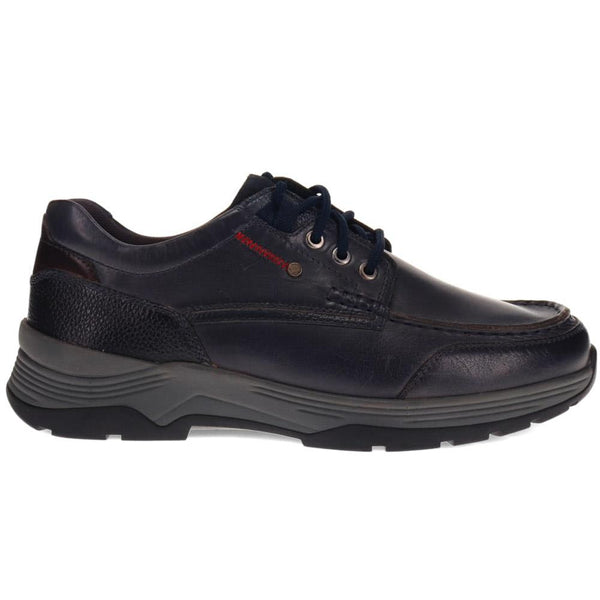 pavers Casual Leather Lace-Up Shoes - Navy