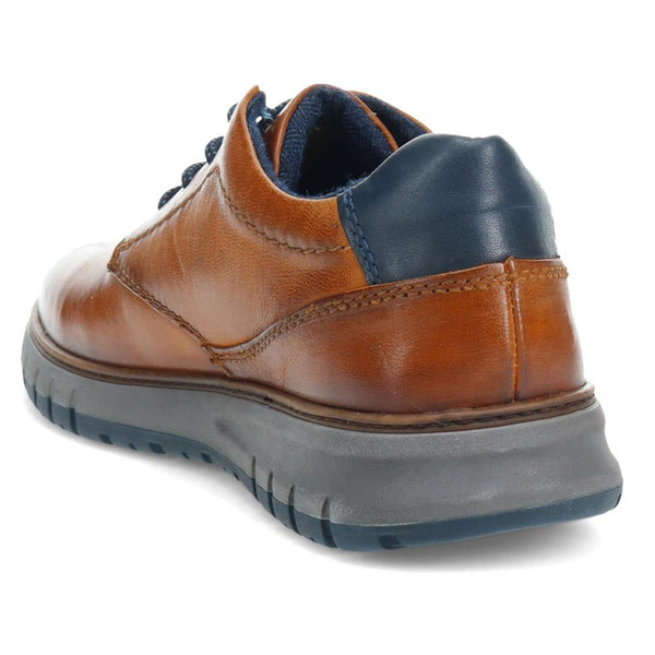 Pavers Casual Leather Lace-Up Shoes - Tan