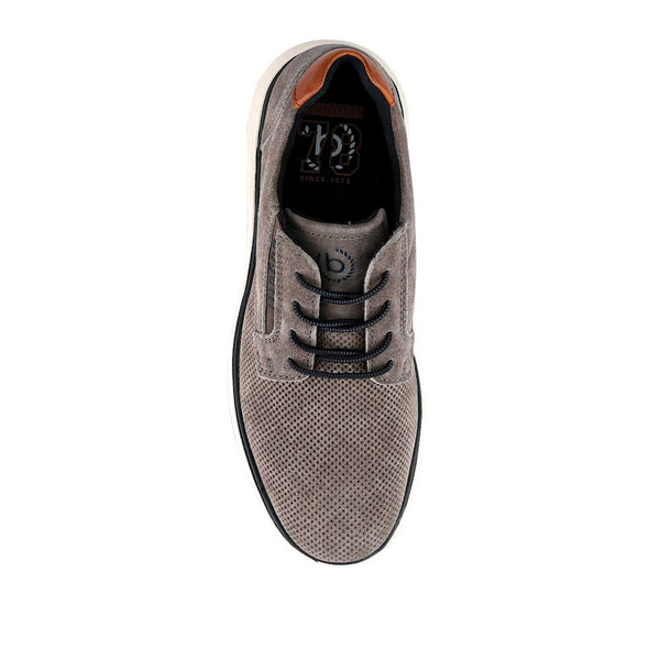 Pavers Casual Leather Lace-Ups - Grey