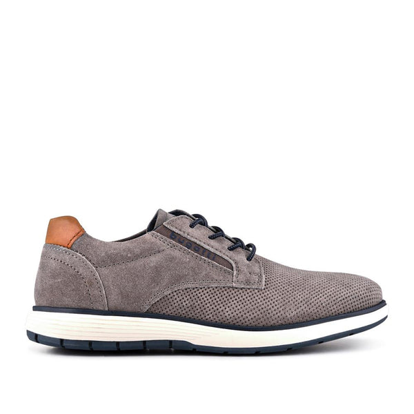 pavers Casual Leather Lace-Ups - Grey