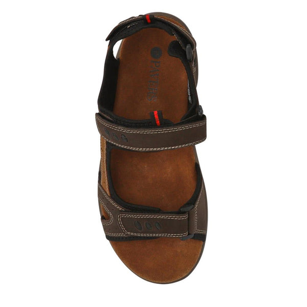 Pavers Casual Leather Sandals - Brown
