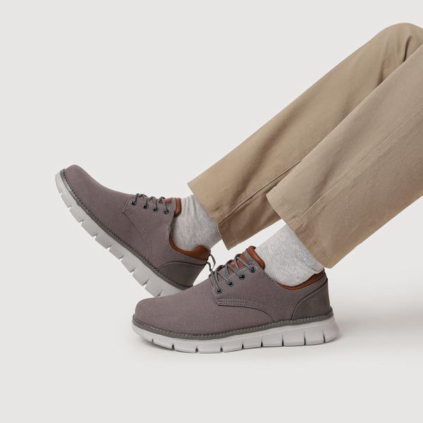 Pavers Casual Memory Foam Trainers - Grey