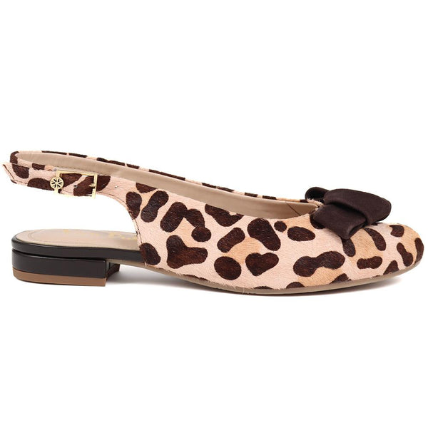 pavers Casual Slingback Sandals - Brown Multi