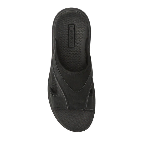 Pavers Casual Slip-On Sandals - Black