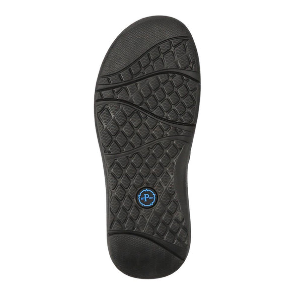 Pavers Casual Slip-On Sandals - Black