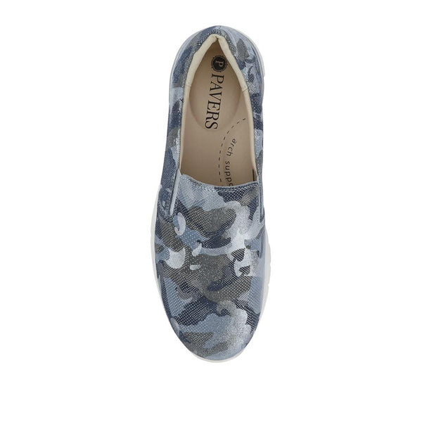 Pavers Casual Slip-On Shoes - Navy Multi
