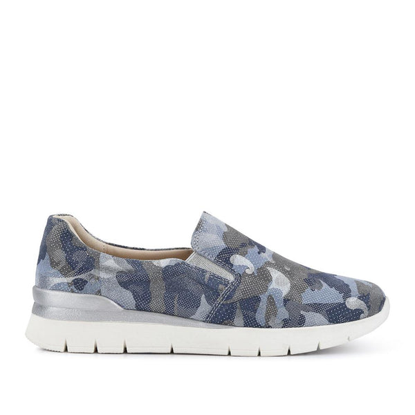 pavers Casual Slip-On Shoes - Navy Multi