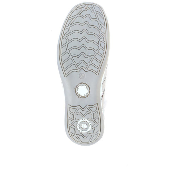 Pavers Casual Zip Up Trainers - Denim