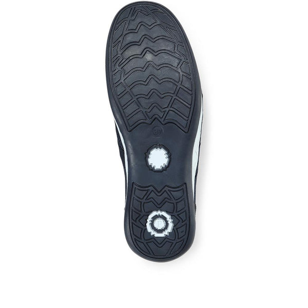 Pavers Casual Zip Up Trainers - Navy