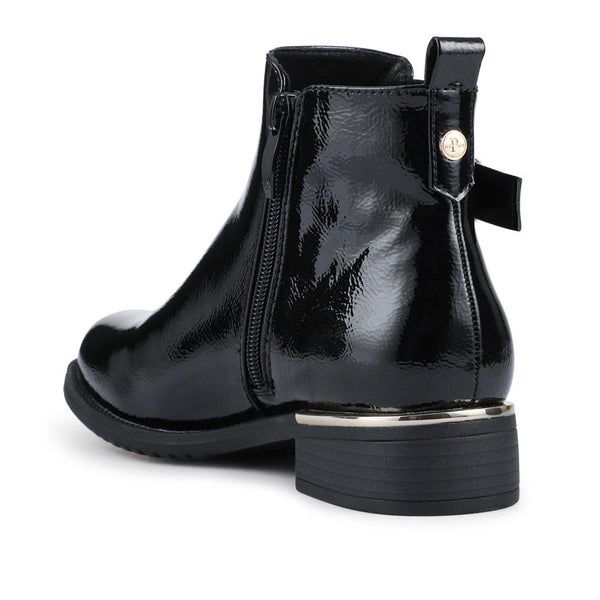 Pavers Chelsea Boots - Black Patent
