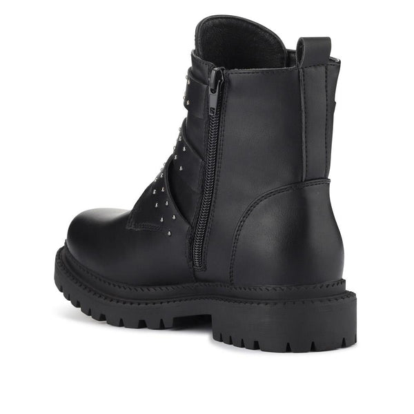 Pavers Chunky Buckle-Up Ankle Boots - Black