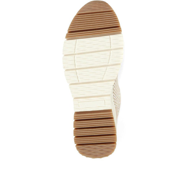 Pavers Chunky Lace-Up Trainers - Pink