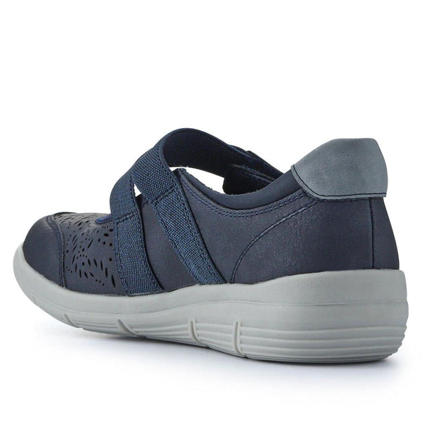 Pavers Chunky Mary Janes - Navy