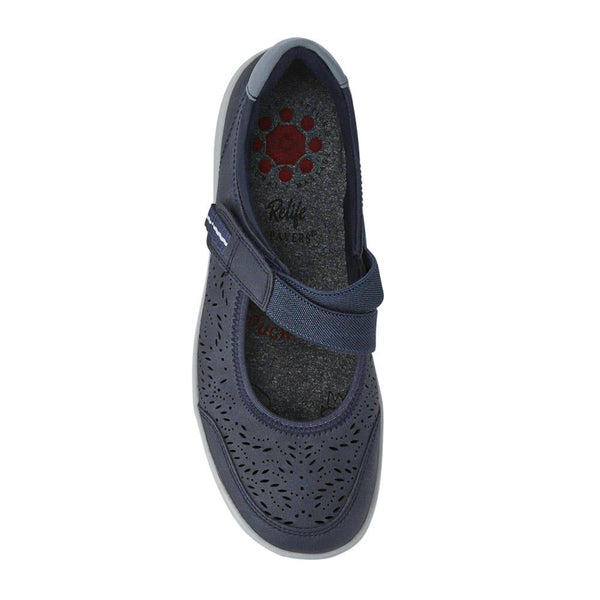 Pavers Chunky Mary Janes - Navy