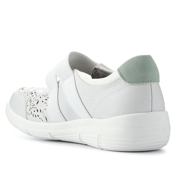 Pavers Chunky Mary Janes - Off White