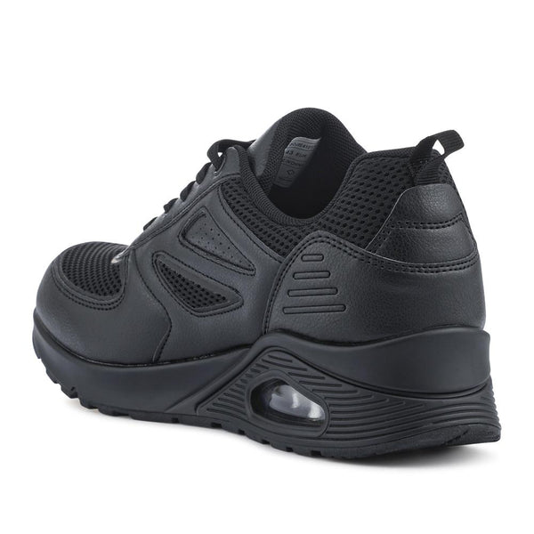 Pavers Chunky Memory Foam Trainers - Black