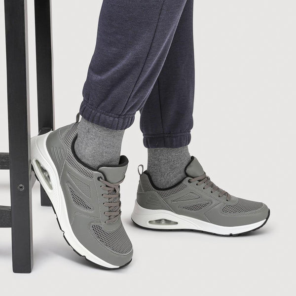 Pavers Chunky Memory Foam Trainers - Grey