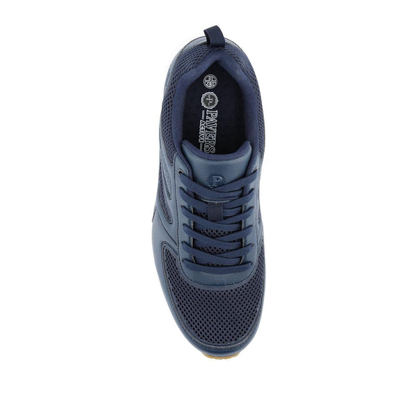 Pavers Chunky Memory Foam Trainers - Navy