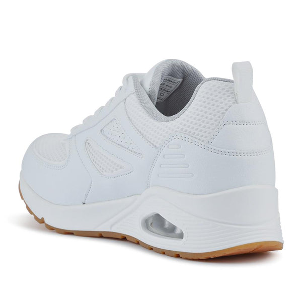 Pavers Chunky Memory Foam Trainers - White