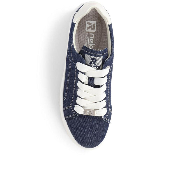 Pavers Chunky Platform Trainers - Navy