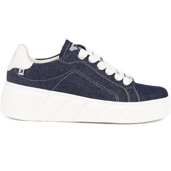 pavers Chunky Platform Trainers - Navy