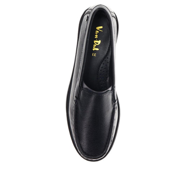 Pavers Chunky Slip-On Shoes - Black