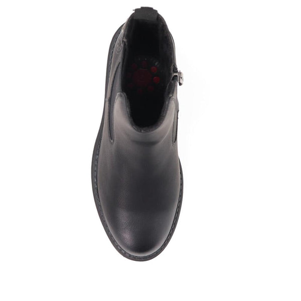 Pavers Chunky Water-Resistant Chelsea Boots - Black