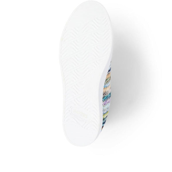 Pavers Colourful Lace-Up Trainers - Blue Multi