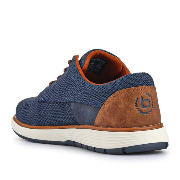 Pavers Comfort-Fitting Lace-Up Shoes - Navy