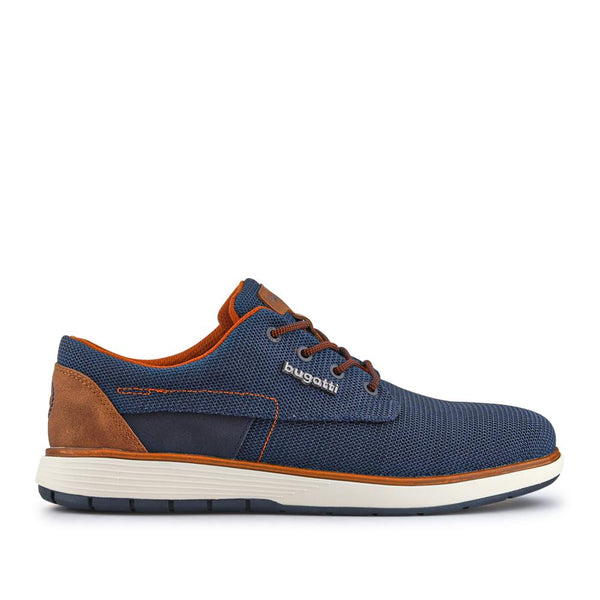 pavers Comfort-Fitting Lace-Up Shoes - Navy