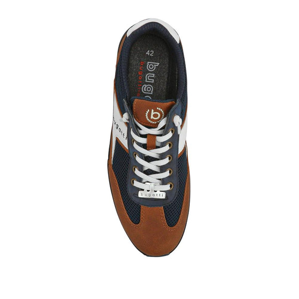 Pavers Comfort-Fitting Laced Trainers - Navy