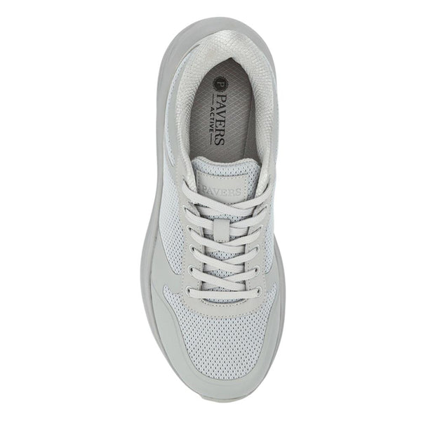 Pavers Comfortable Lace-Up Trainers - Grey