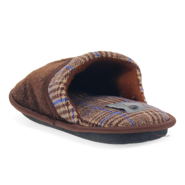 Pavers Comfortable Mule Slippers - Brown
