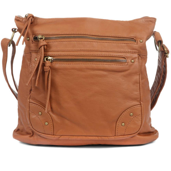 Pavers Cross-Body Bag - Tan