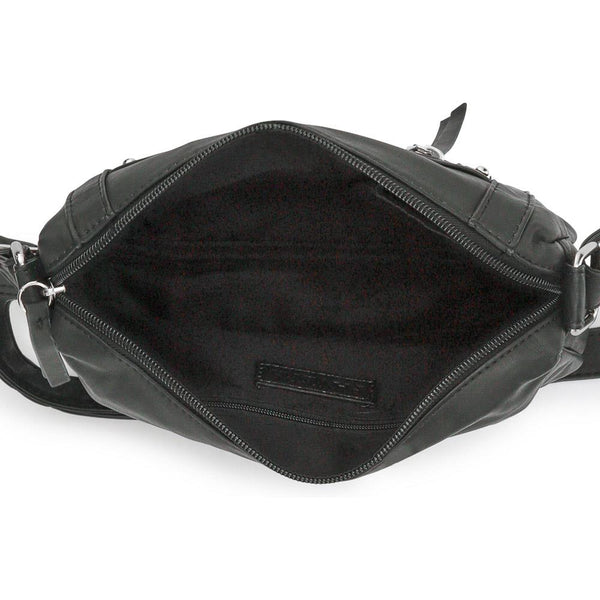 pavers Cross-Body Zip-Close Bag - Black