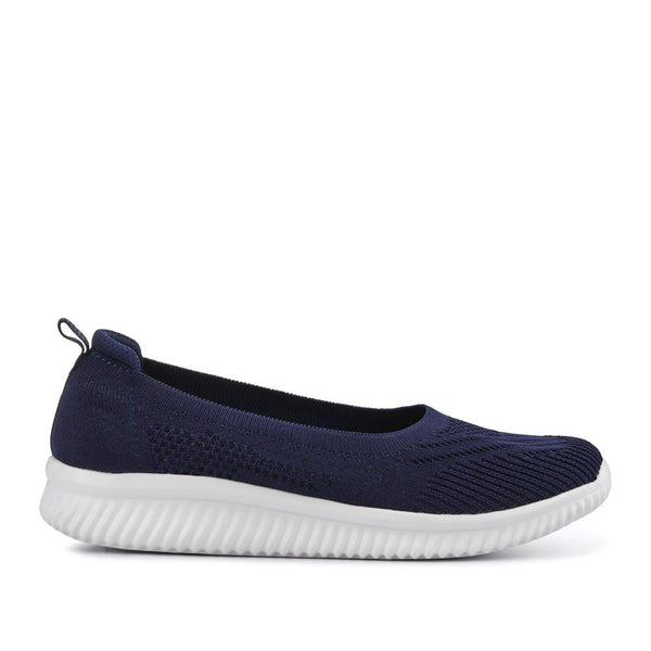 pavers Cushioned Breathable Pumps - Navy