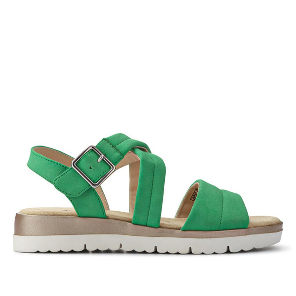 pavers Cushioned Buckle-Up Sandals - Green