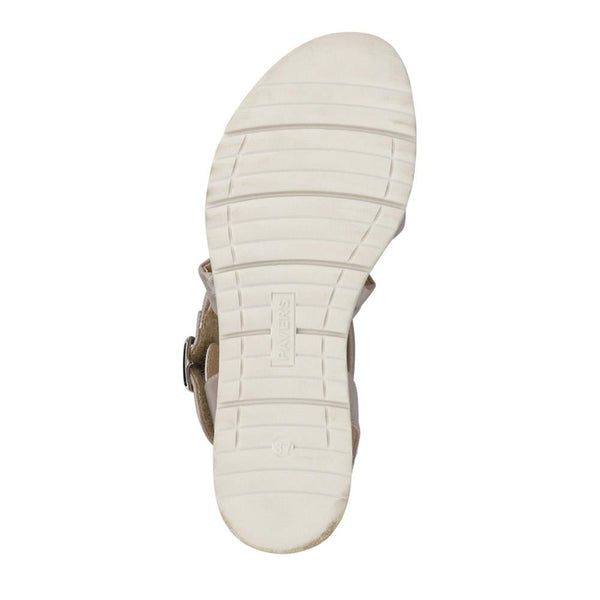 Pavers Cushioned Buckle-Up Sandals - Silver Shimmer