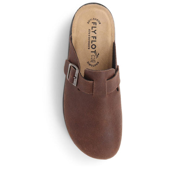 Pavers Cushioned Clogs - Dark Brown