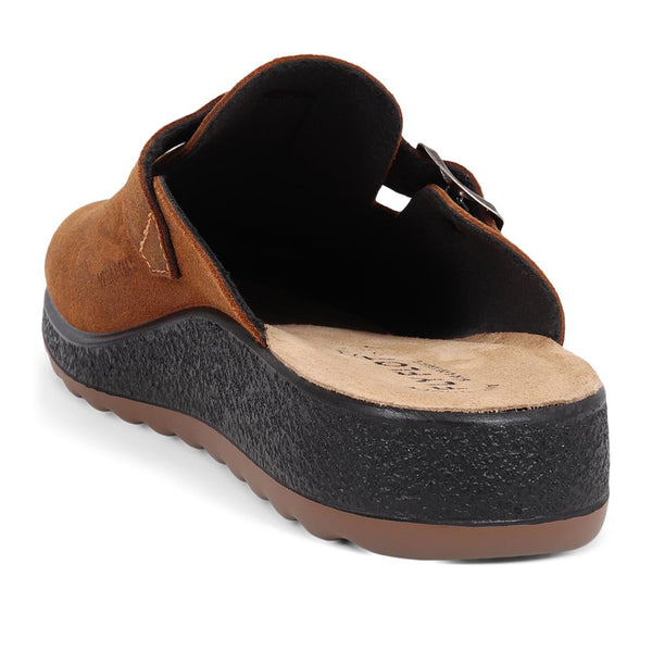 Pavers Cushioned Clogs - Tan