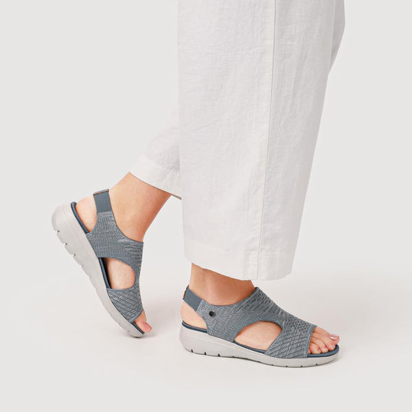 Pavers Cushioned Lightweight Sandals - Light Blue