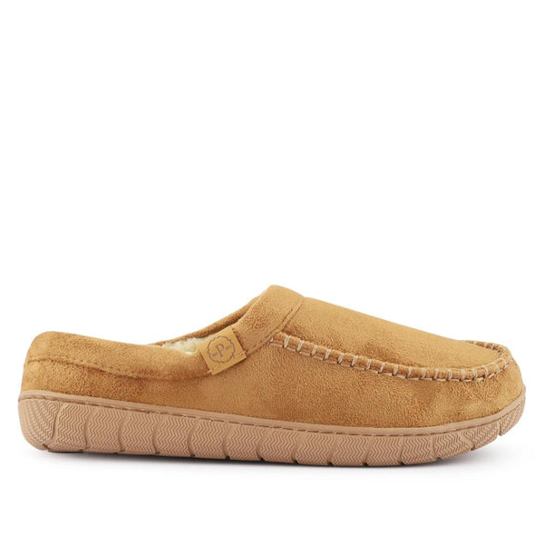 pavers Cushioned Mule Slippers - Chestnut