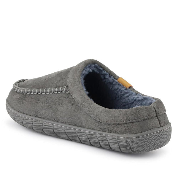 Pavers Cushioned Mule Slippers - Grey