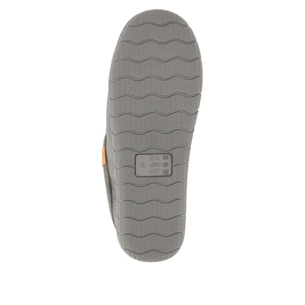 Pavers Cushioned Mule Slippers - Grey